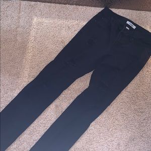 Skinny Black Ripped Jeans